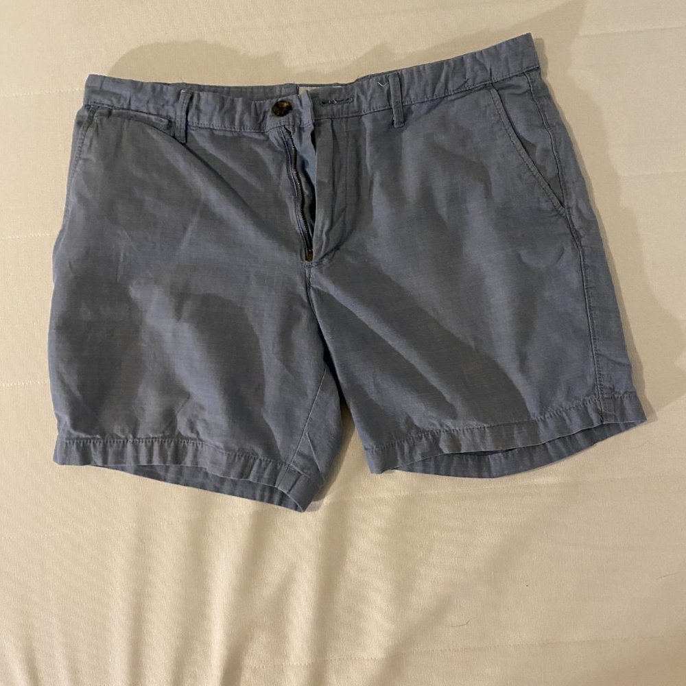 Men's 34 Waist Goodfellow & Co Linden 7" Shorts Light Blue